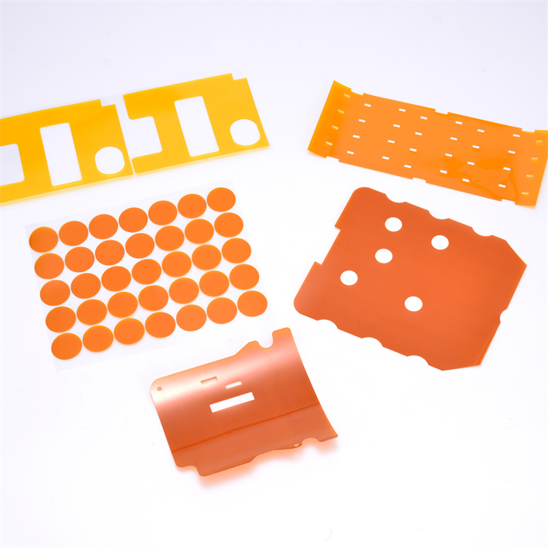 Polyimide film stamping