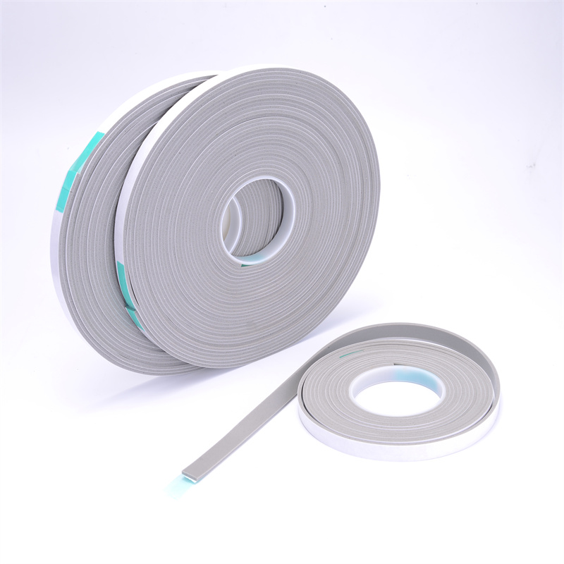 Silicone foam bonded flame retardant adhesive