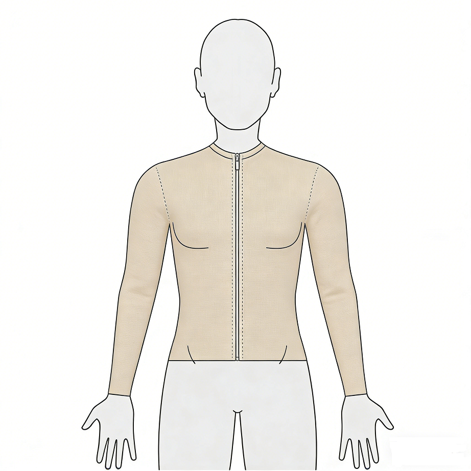 惠好安康躯干上肢烧伤长袖压力上衣定制