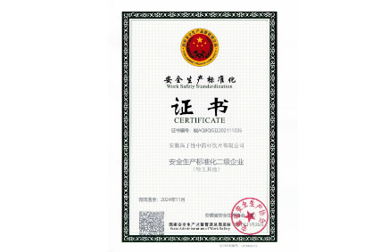 安全生产标准化二级企业