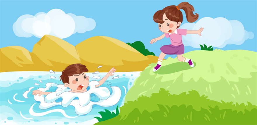 不熟悉水性、水下情况不明时  不要擅自下水施救