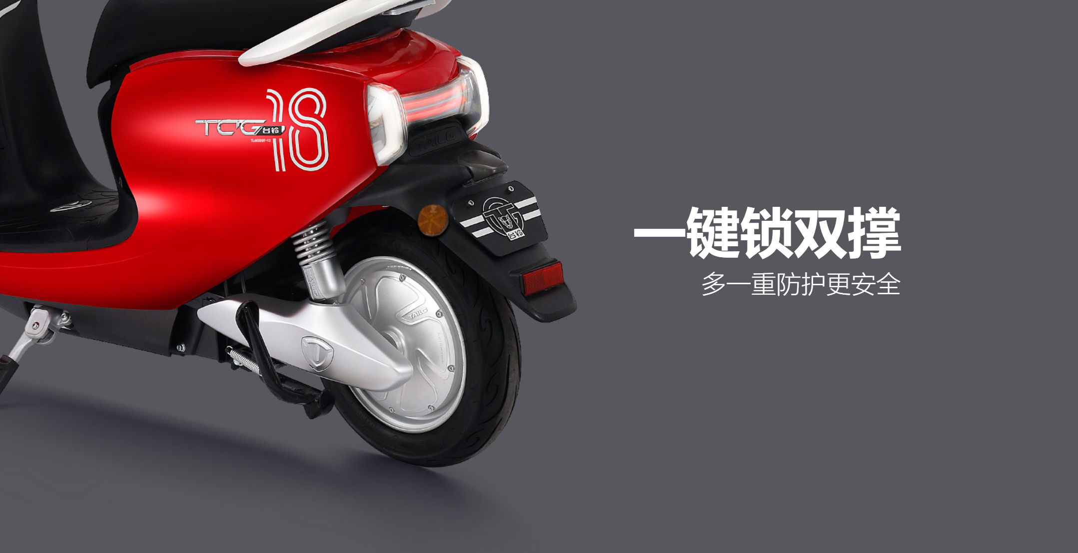 台铃电动车双撑锁