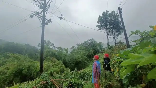 "Retrograde" in the rain They stick to the front line to rescue and protect electricity