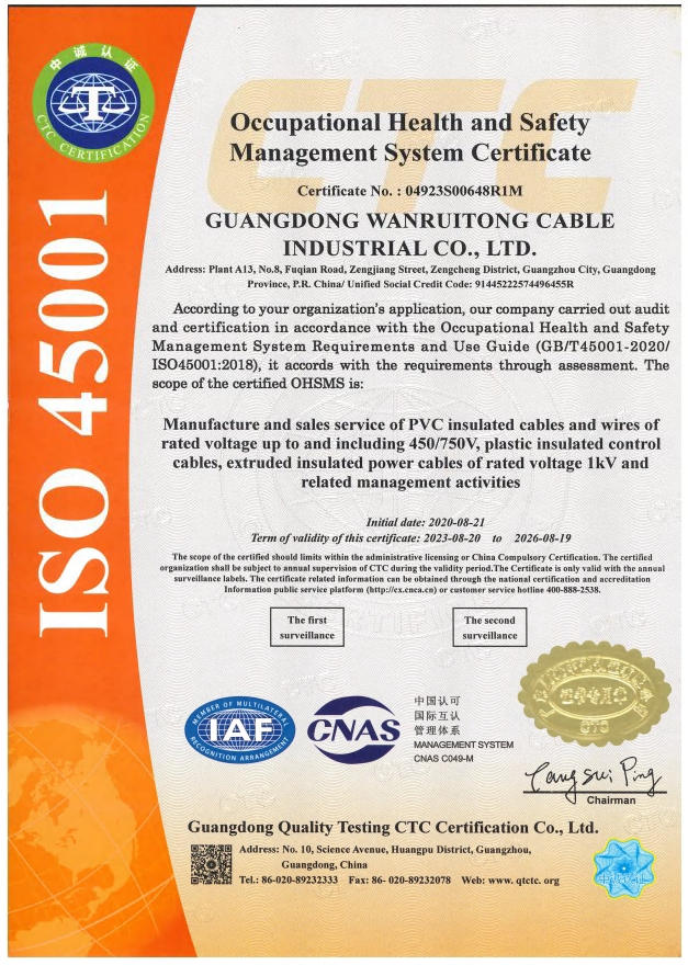<div style="text-align:center;">
	ISO 45001
</div>