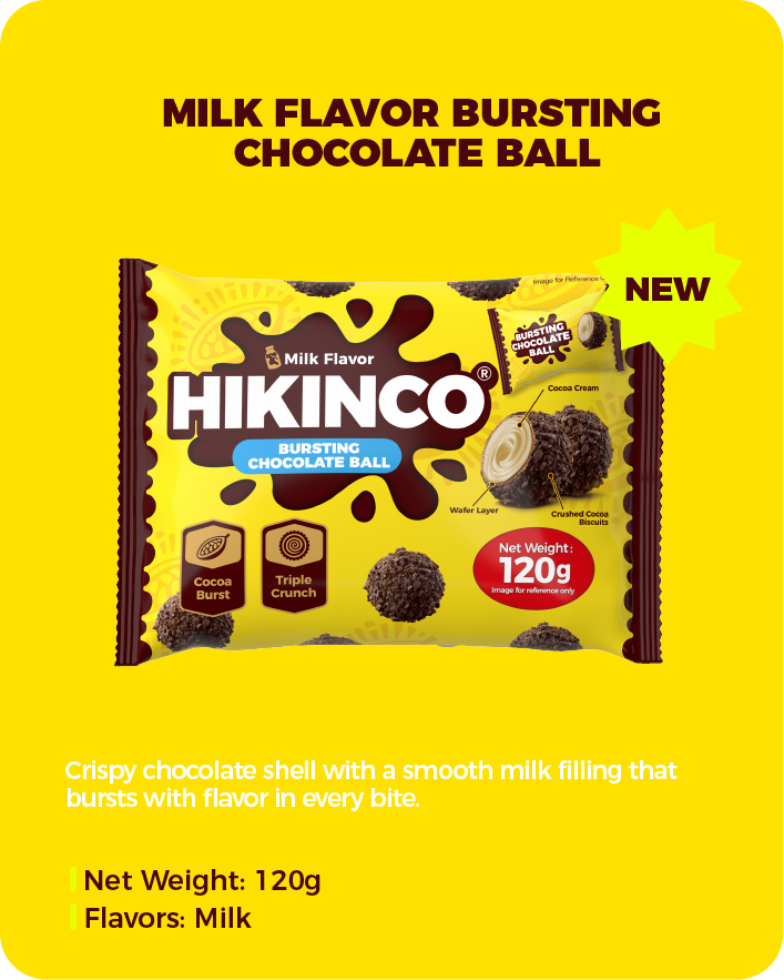 Milk Flavor Bursting Chocolate Ball