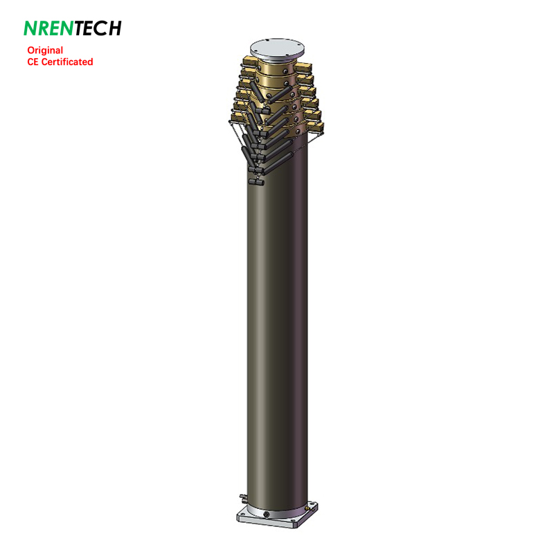 10m Lockable Pneumatic Telescopic Telescopic Mast 300kg Payload NR-2.3-10-300L-7S-140-279