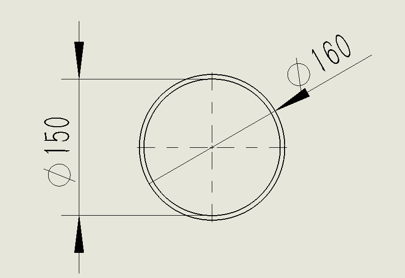 160 cylinder base section