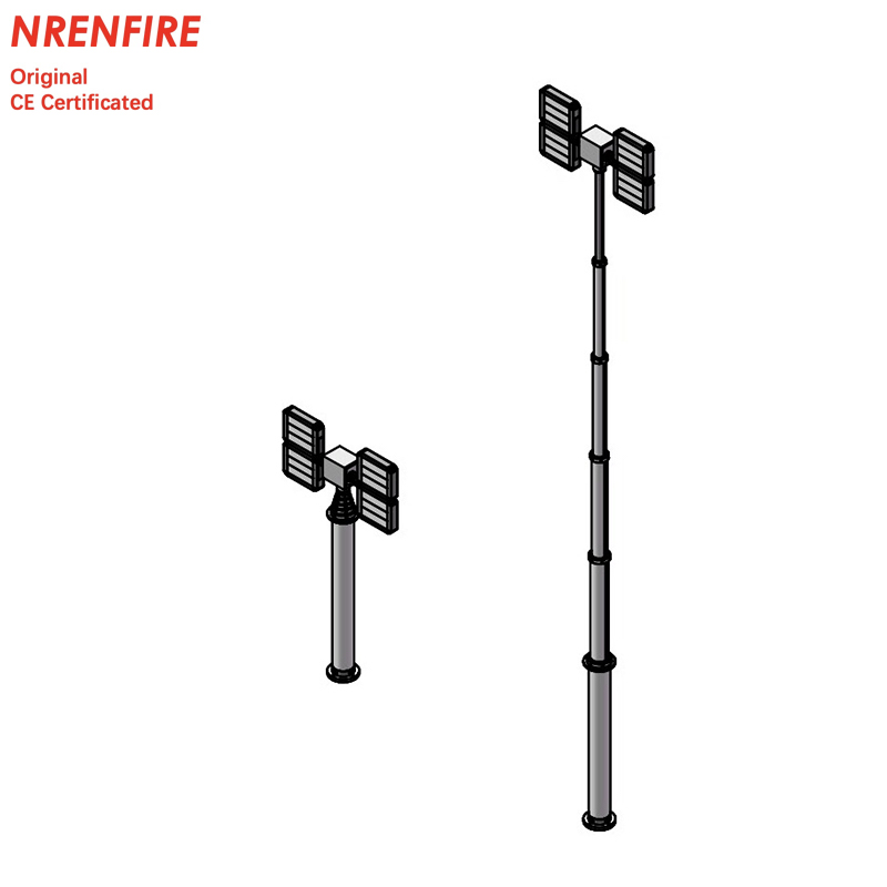 module of telescopic mast light