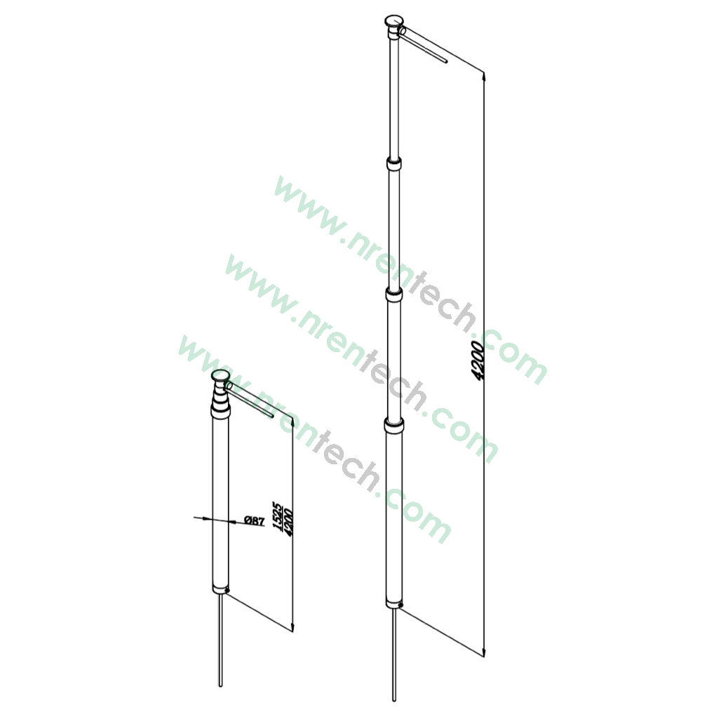 4.2m mast dimension
