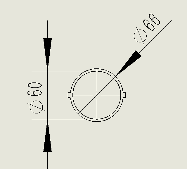 66mm top section