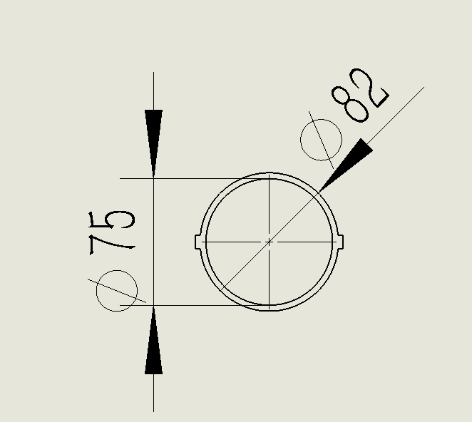 82mm inside section