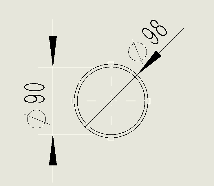 98mm sections