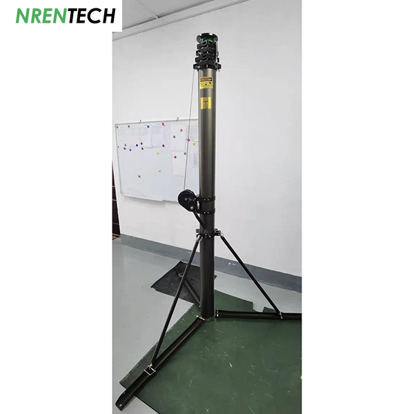9m telescopic mast with tripod
