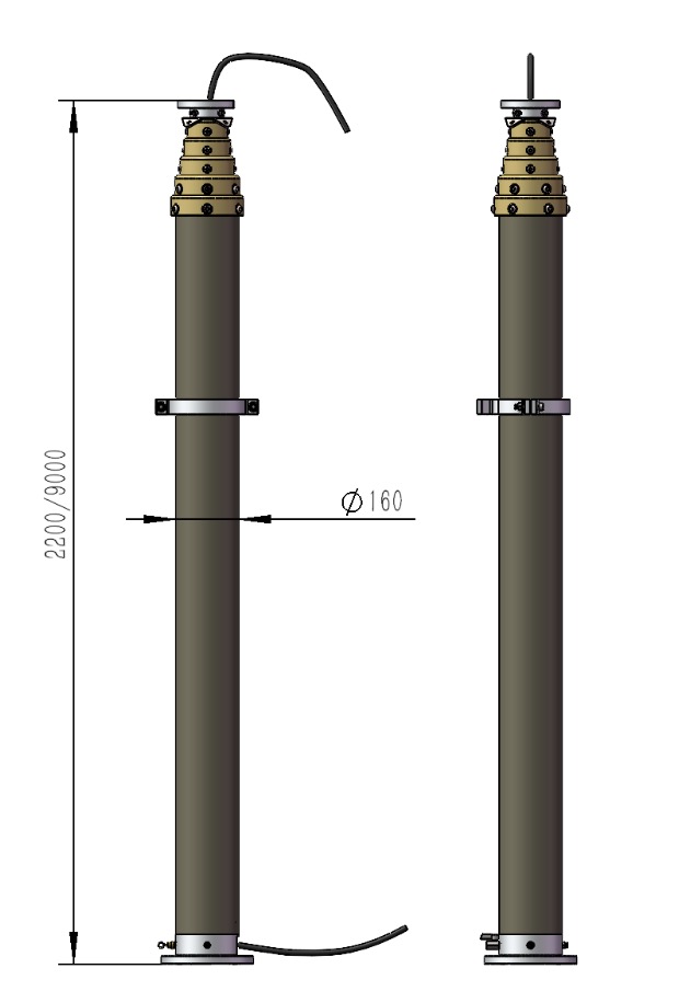 9m light mast