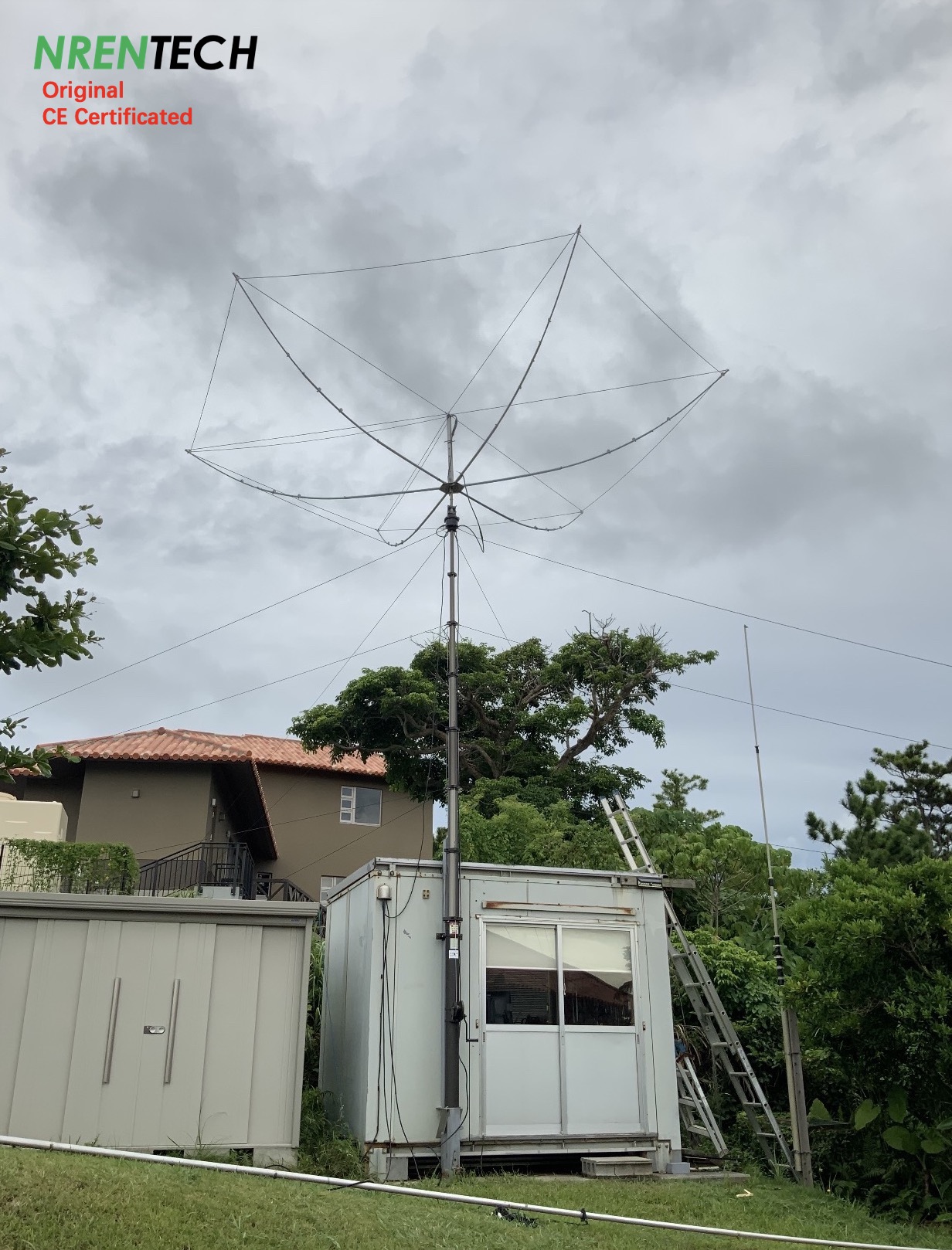10m manual mast side mounting