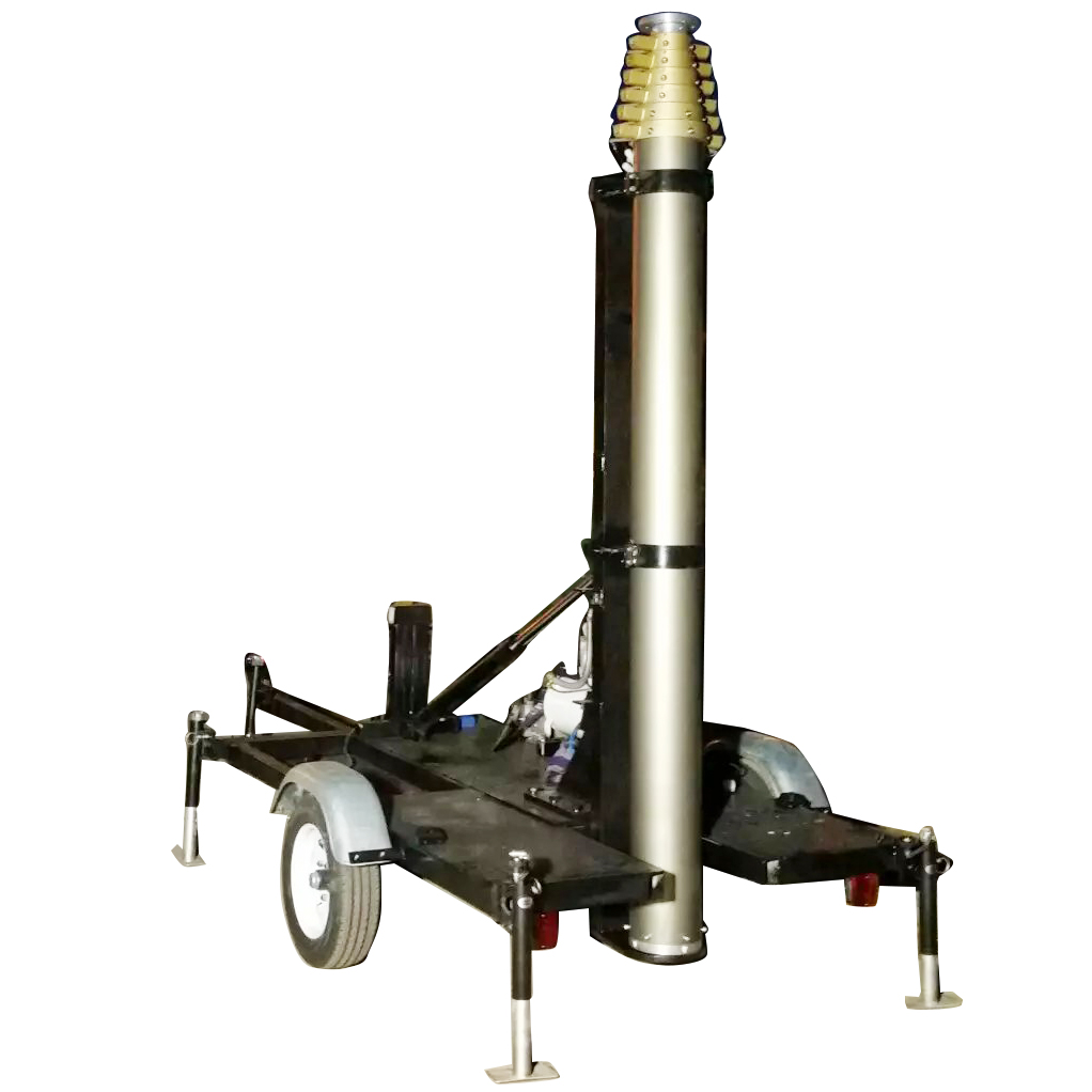 mobile trailer mast telecom tower