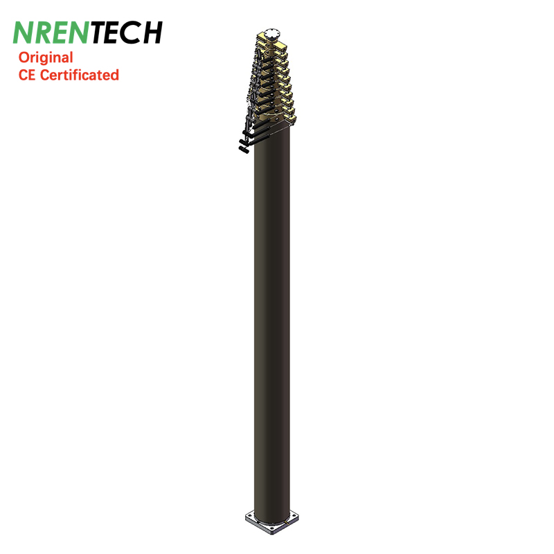 pneumatic telescopic mast