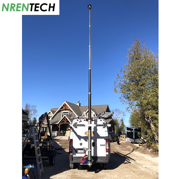 mobile cctv mast