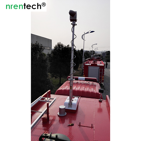 roof mount foldable mast