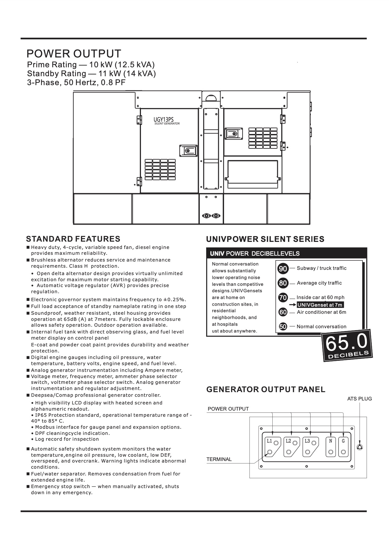 10KW silent generator