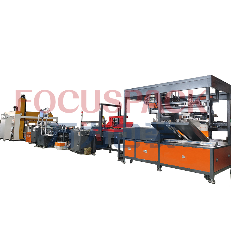 折叠盒自动装箱包装码垛线