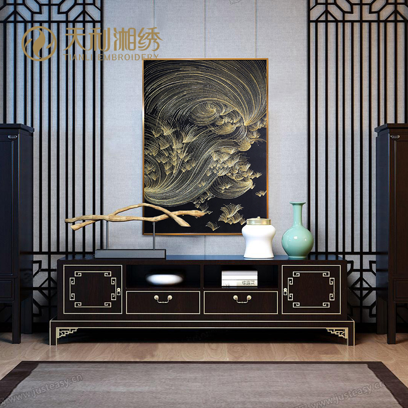 【天利湘绣】装饰