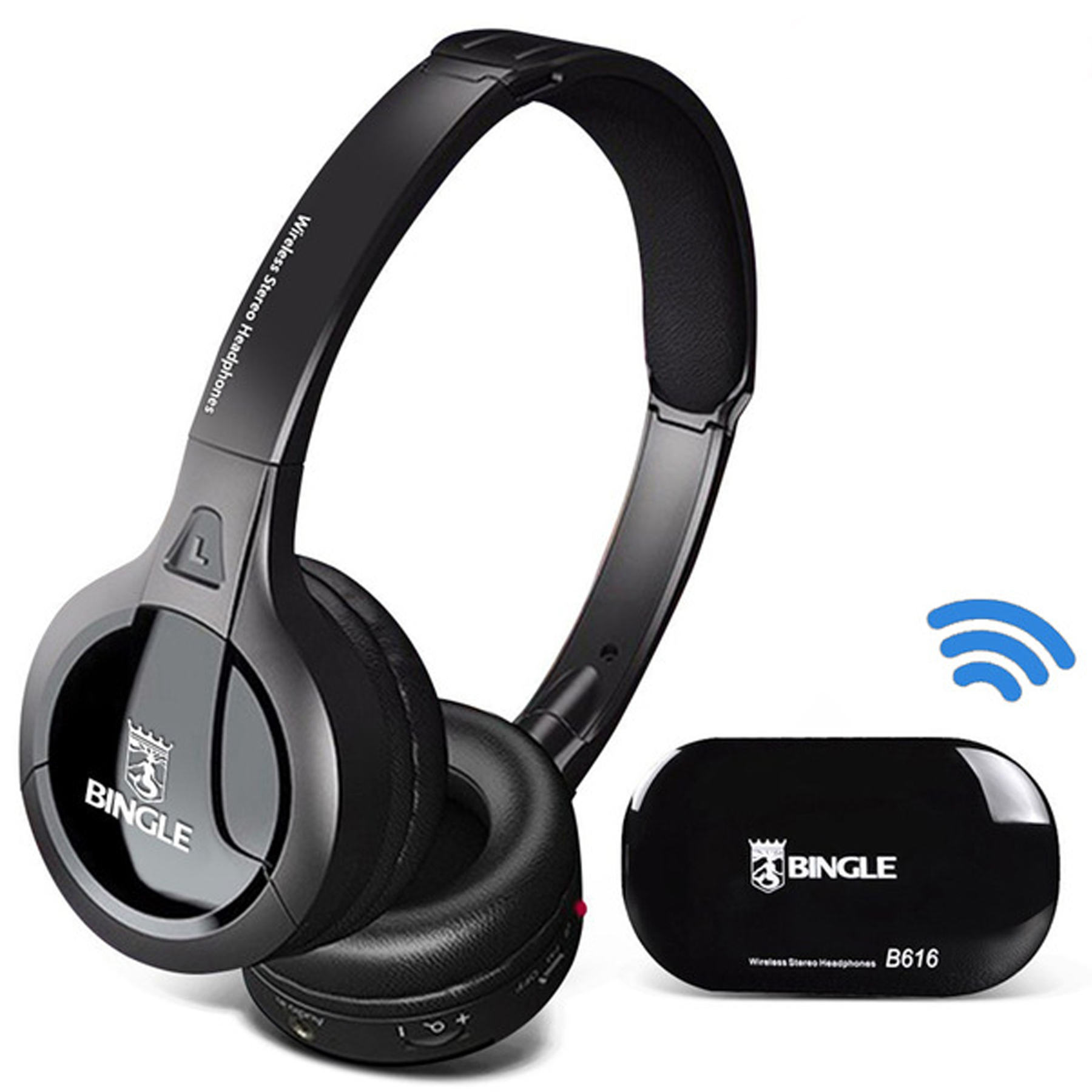 Bingle B616 On Ear Stereo Wireless Headset For Tv