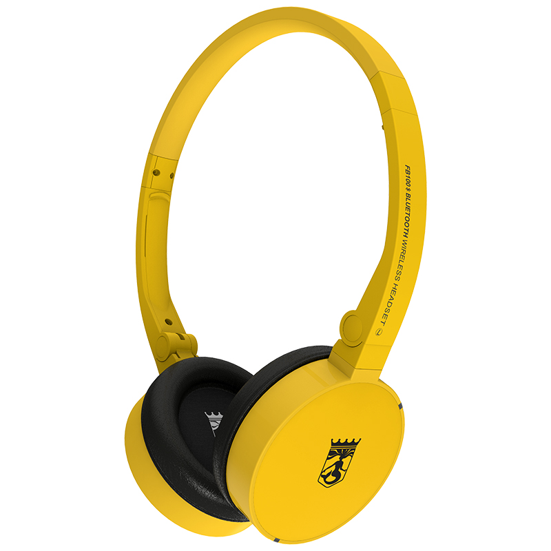 Bingle Fb100 Yellow Color Child On Ear Bluetooth Headphones