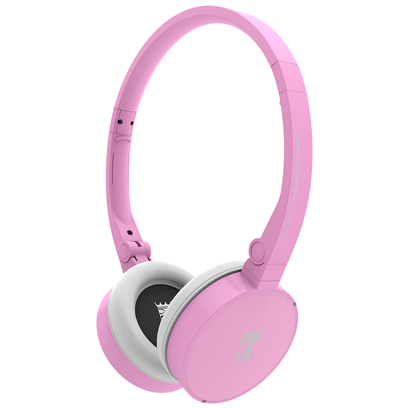 Bingle Fb100 Pink Color Kids On Ear Bluetooth Headphones