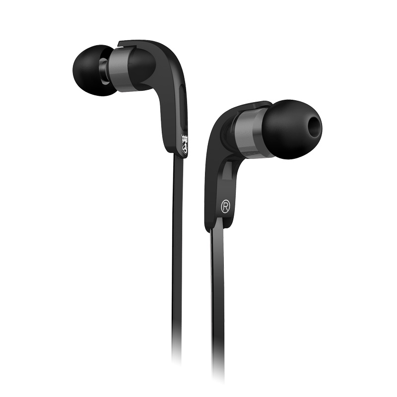 Bingle I810 3.5MM Jack Black Wired Earbuds With Mic