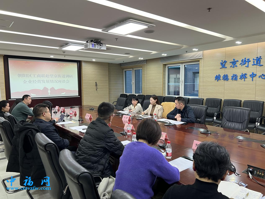 北京市朝阳区工商联与望京街道开展专题座谈