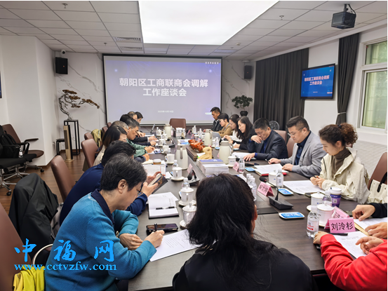 北京朝阳区工商联组织召开商会调解工作专题座谈会