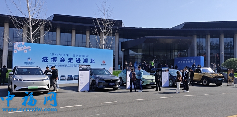 “进博会走进湖北”活动展区。 湖北省商务厅供图