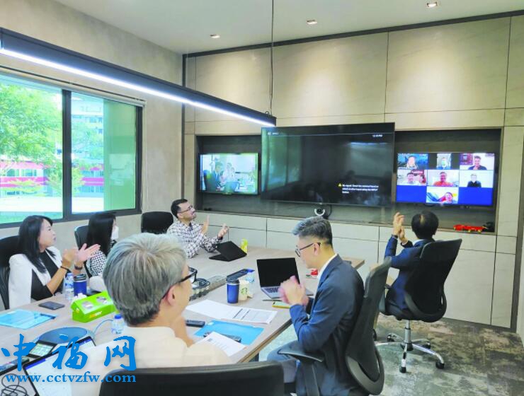 2021年“鹭创未来”海外创业大赛暨第五届中国厦门海外创业大赛（新加坡赛区）决赛答辩现场