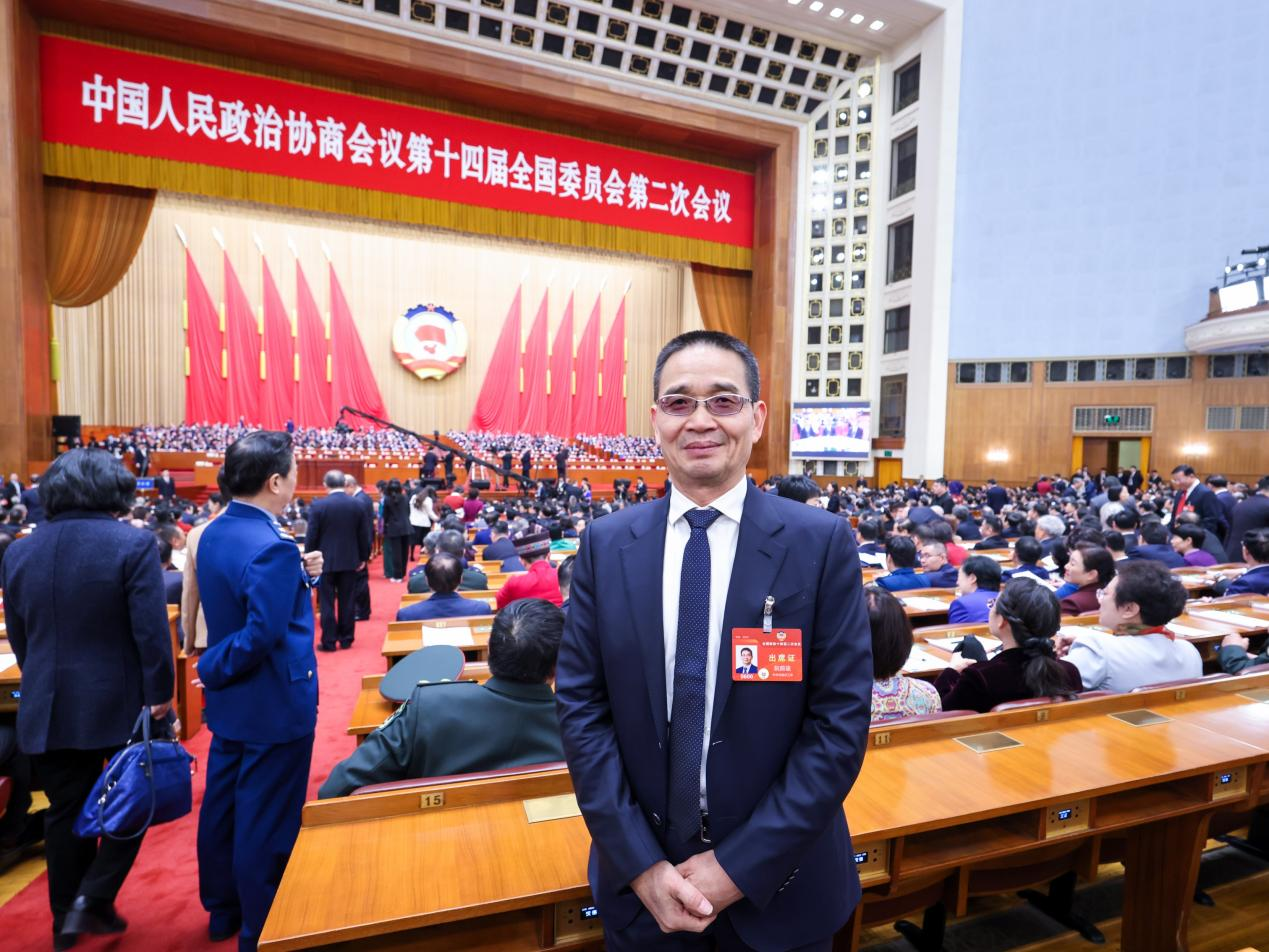 全国政协委员,国网福建省电力有限公司董事长、党委书记阮前途。受访者供图