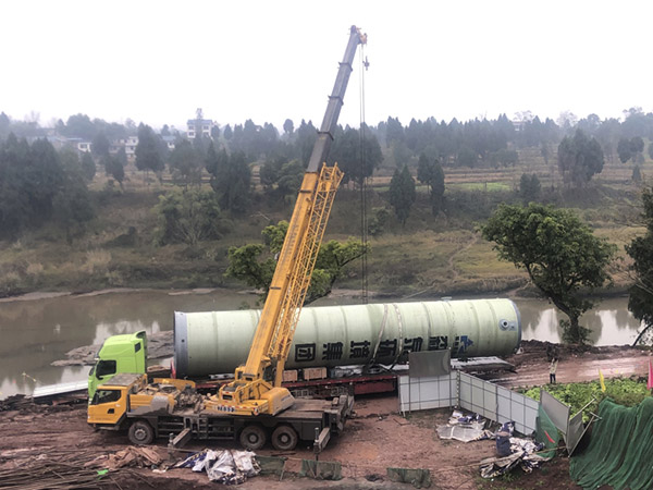 一体化玻璃钢预制泵站