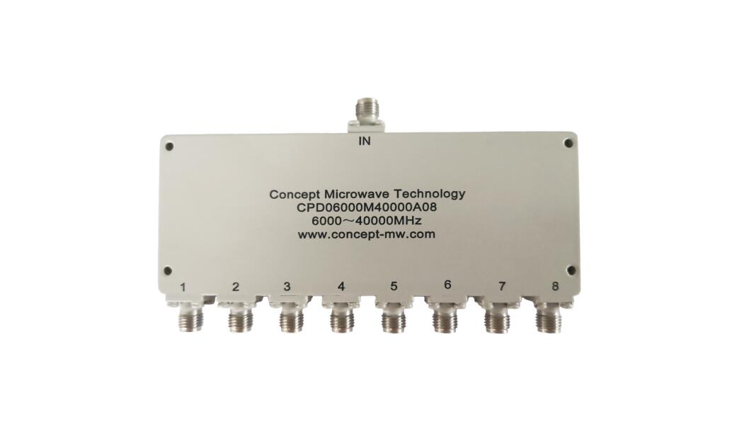 8路功分器/合路器 频率范围：6000-40000MHz