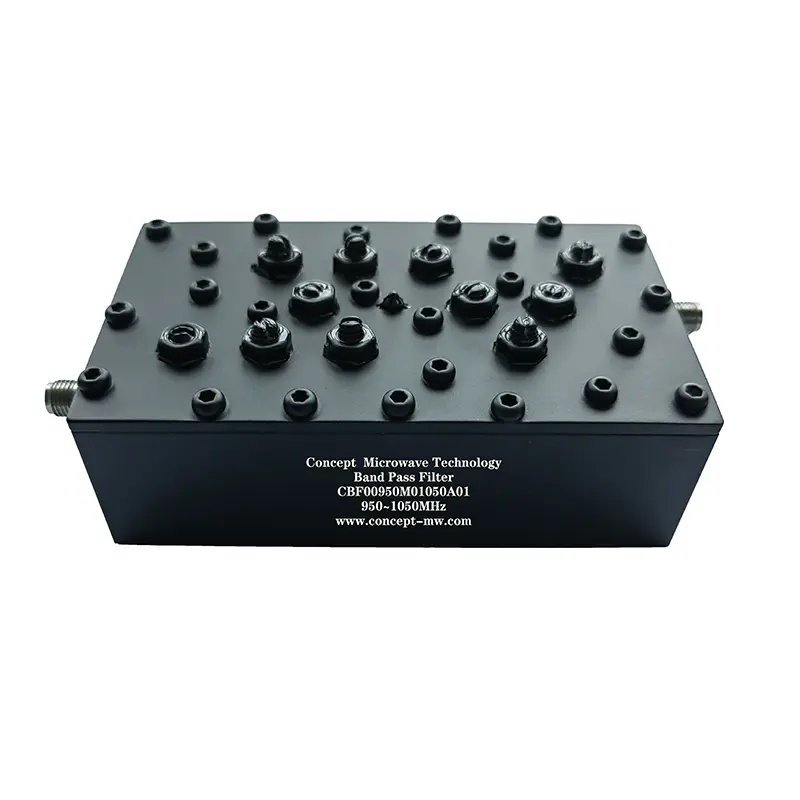 UHF/L波段 腔体带通滤波器 工作频率范围：950-1050MHz