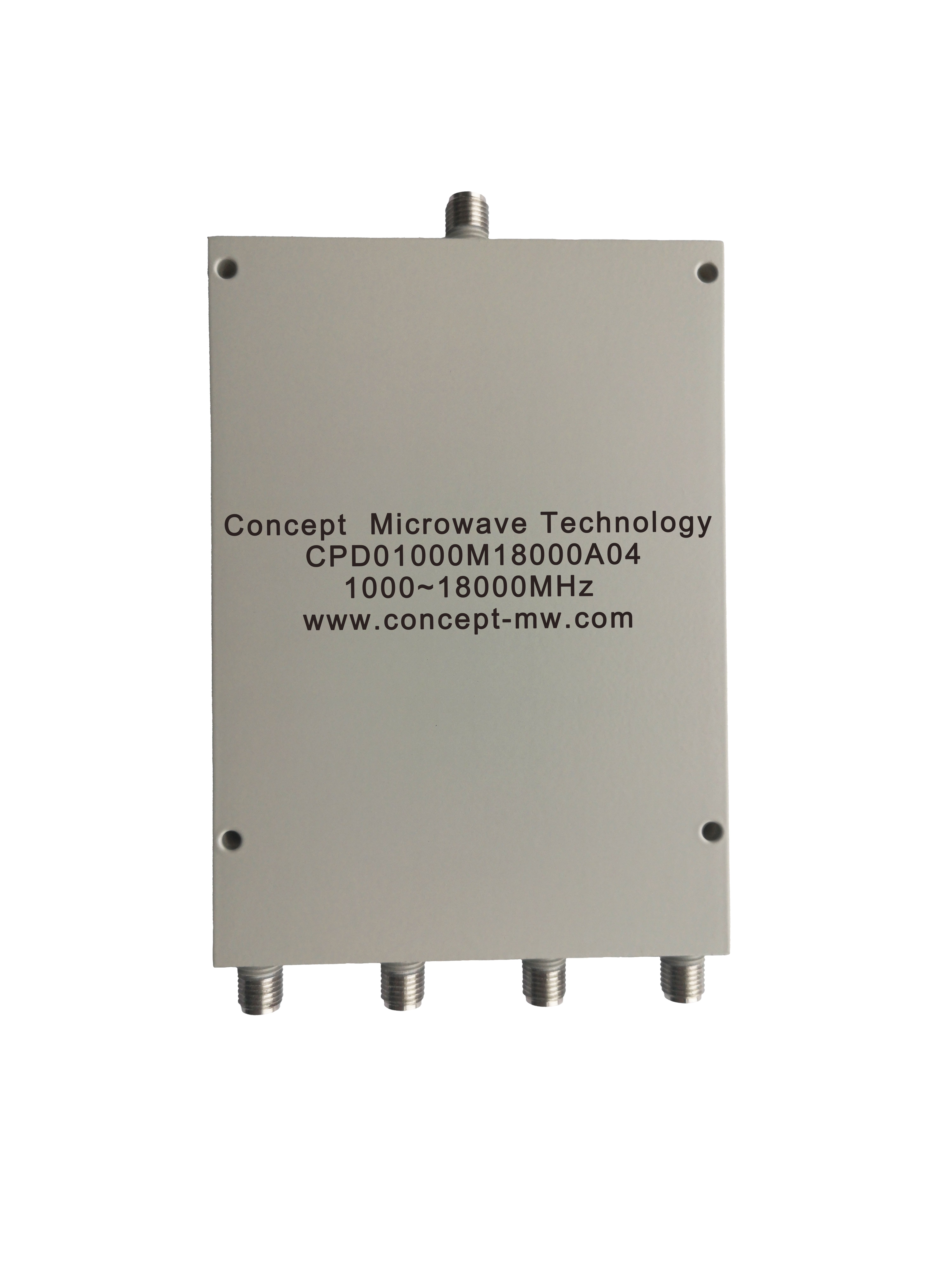 4路功分器/合路器 频率范围：1000-18000MHz