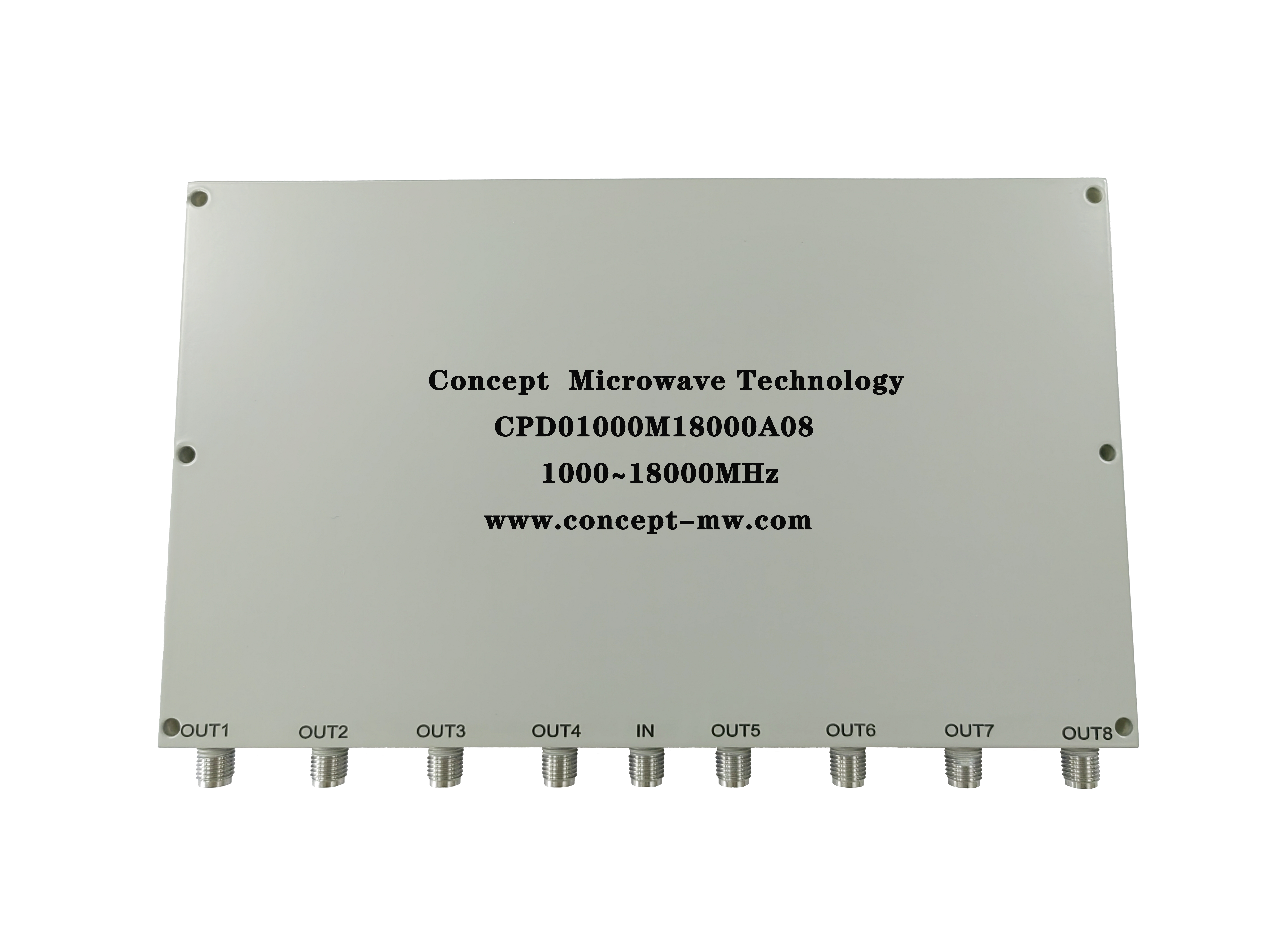 8路功分器/合路器 频率范围：1000-18000MHz