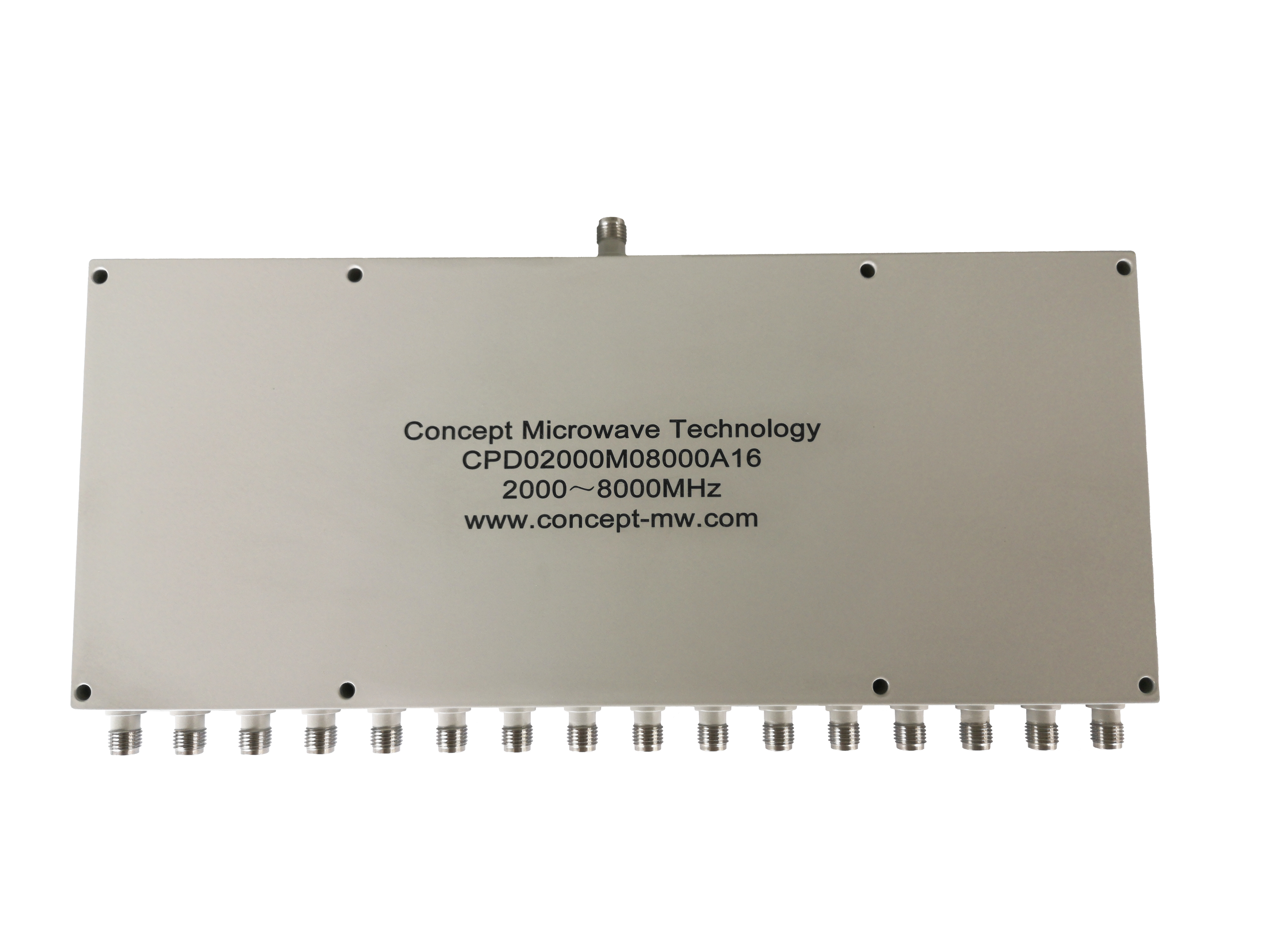 16路功分器/合路器 频率范围：2000-8000MHz