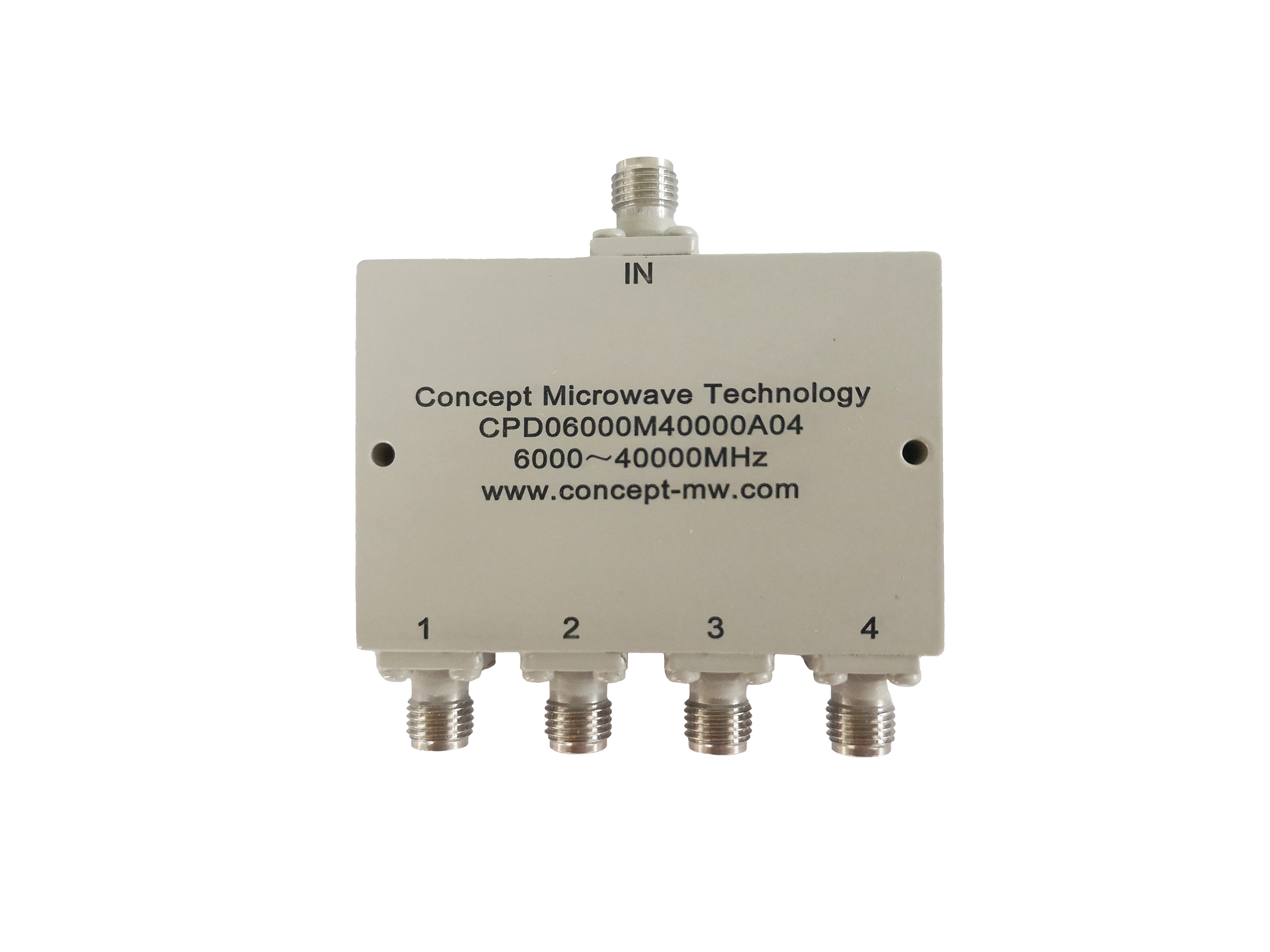 4路功分器/合路器 频率范围：18000-40000MHz