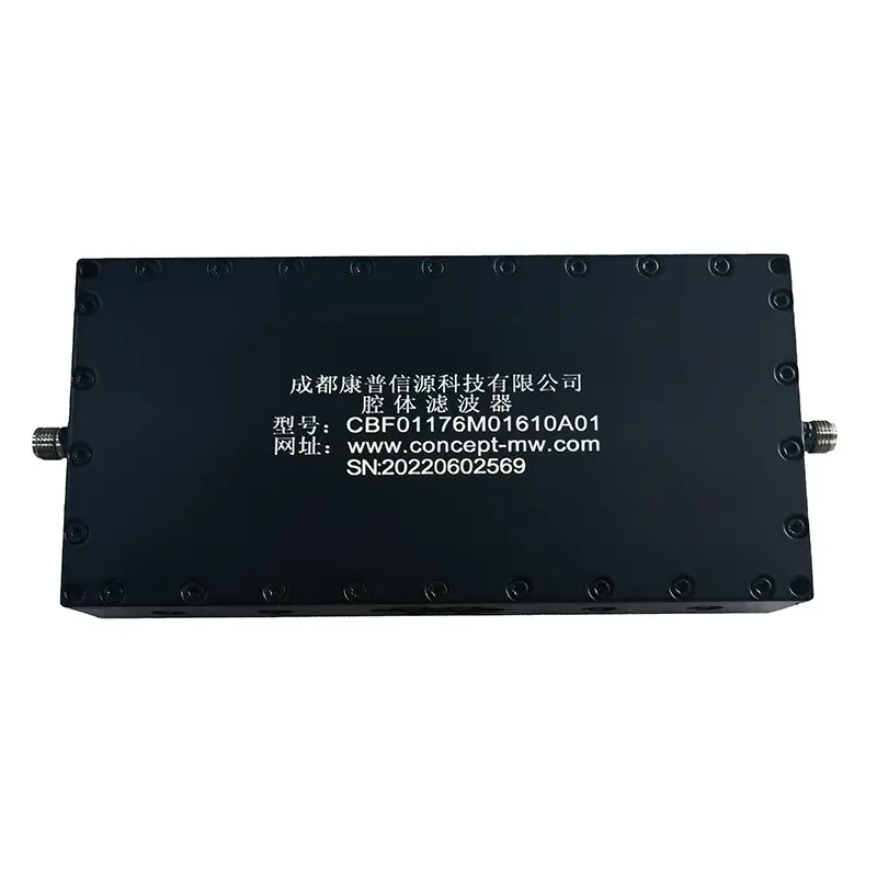 L波段 腔体带通滤波器 工作频率范围：1176-1610MHz