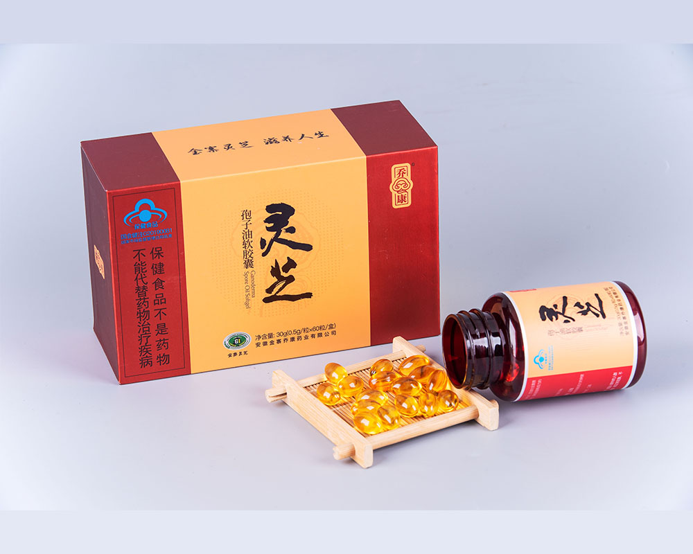 乔康®灵芝袍子油软胶囊 30g（0.5g*60粒）
