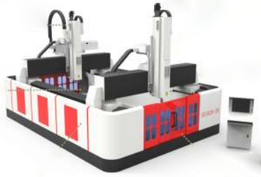 大型颗粒3D打印与铣削复合加工一体机