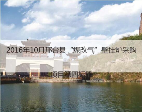 2016邢台煤改气壁挂炉采购项目