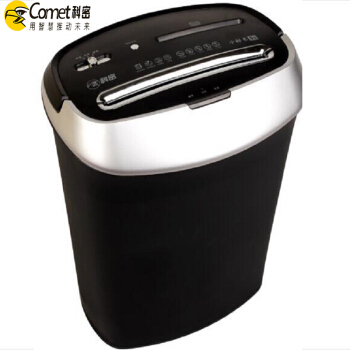 科密S6碎纸机 电动多功能便携式桌面小秘书小型单位办公家用文件粉碎机段状 6张5分钟17升碎纸光盘卡 科密S6标配 含增票