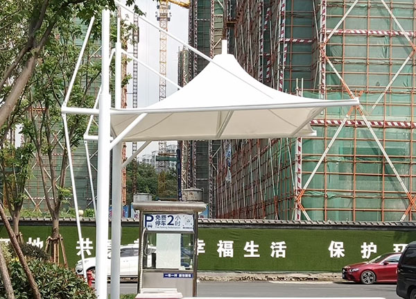 膜结构门头景观棚