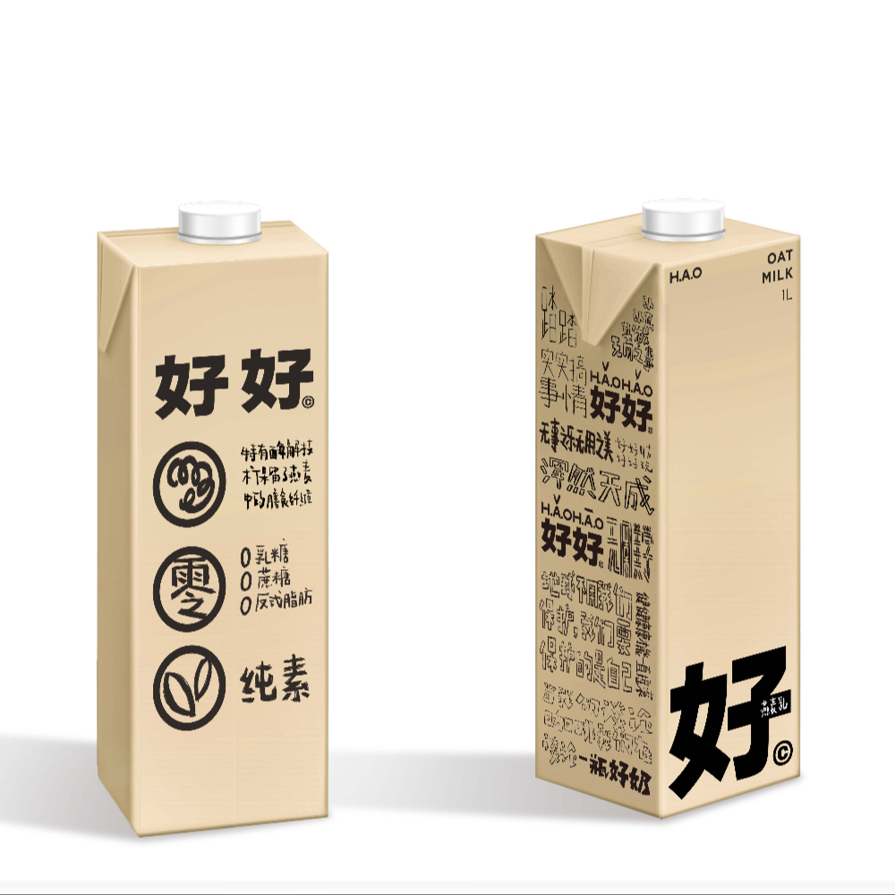 好好原味燕麦奶1L装瓶