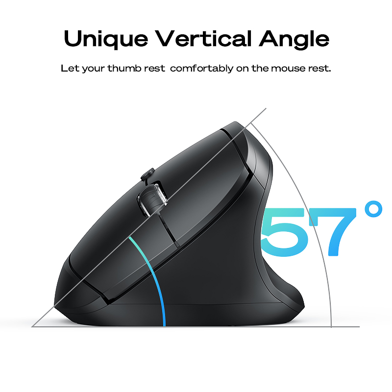 Mblue M206 Ergonomic wireless mouse